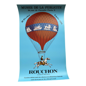 Jean Alexis Rouchon (1801-1878), Rouchon, 1983, Copyright 1983/Ucad Musee De La Publicite, Original Vintage Exhibition Poster, Printed in France