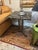 Black Marble Top End Tables With Brass Bases -a Pair For Sale - Image 8 of 10