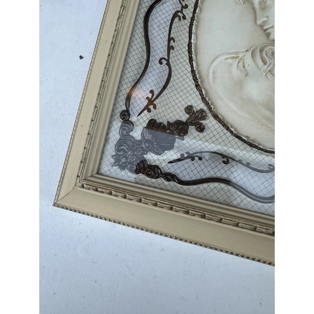 Collection of 3 Vintage Carved Stone English Woman Artwork- Buffalo, Ny For Sale - Image 4 of 12