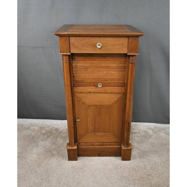 Wood Empire Cherrywood Living Room Cabinet, 19th Century For Sale - Image 7 of 14