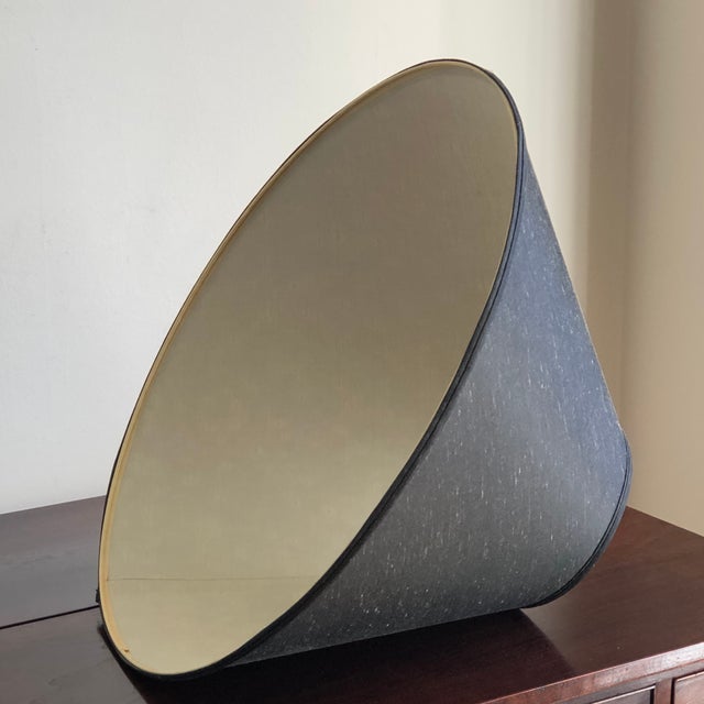 Vintage Empire Style Charcoal Lamp Shade For Sale - Image 9 of 12