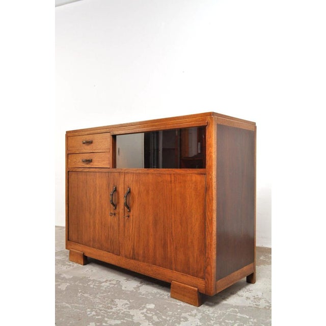Vintage Art Deco Cabinet in Oak, 1920s For Sale - Image 6 of 15