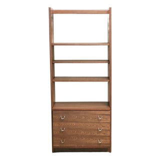 Mid 20th Century Rosewood Danish Walnut Shelf For Sale