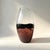 Modern 2020s Hand Blown Bubble Art Glass Vase With Colour Banding For Sale - Image 3 of 7