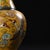 Yellow Pair of Vintage Cloisonné Enamel Vases With Crane and Cloud Motif For Sale - Image 8 of 9