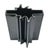 Angelo Mangiarotti Black Ceramic Vase by Angelo Mangiarotti for F.lli Brambilla, Italy, 1960s For Sale - Image 4 of 9