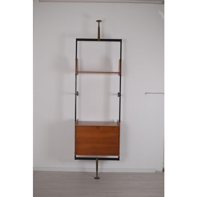 Floor-to-Ceiling Bookcase, Central Italy, 1960s For Sale - Image 9 of 17