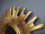 Traditional Vintage Golden Sunburst Mirror, 1960s For Sale - Image 3 of 9
