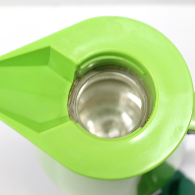 1960s Swedish Chartreuse Green Carafe Pitcher by June For Sale - Image 4 of 6