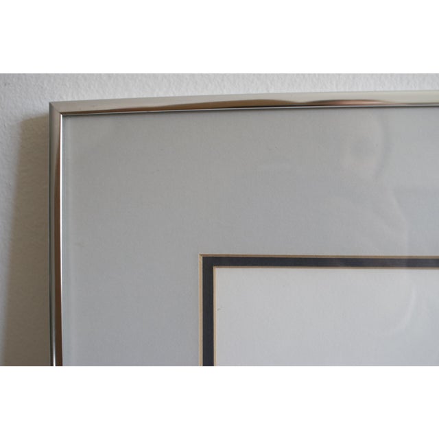 Mid 20th Century Al Kaufman (B. 1928) "Scribe" Signed & Numbered Intaglio Etching - Framed For Sale - Image 11 of 14