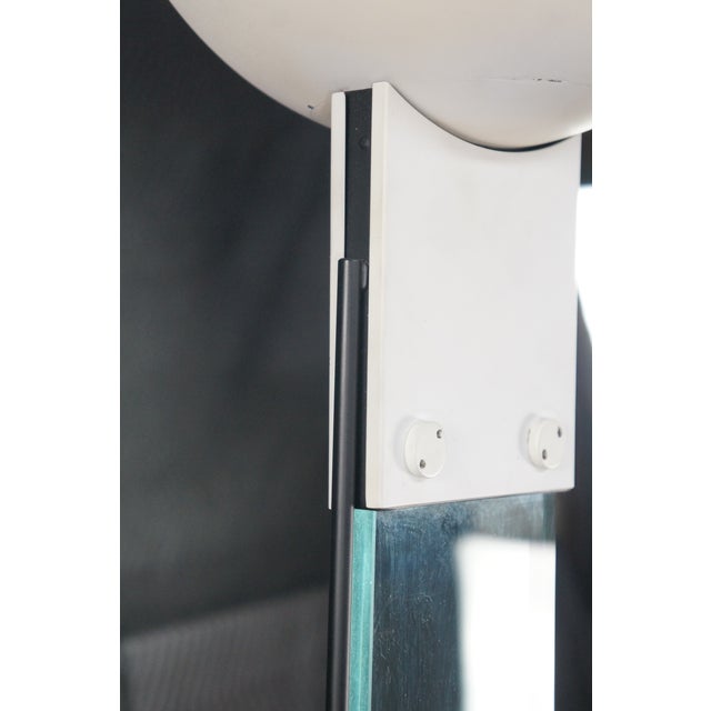 Transparent 1980s Vintage Postmodern Laser Uplighter Floor Lamp by Max Baguara for Lamperti For Sale - Image 8 of 18