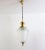Glass & Brass Chandelier by Luigi Caccia Dominioni, 1970s For Sale - Image 14 of 16