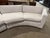 Mid-Century Modern Nathan Anthony Gray Curved Sofa For Sale - Image 3 of 9
