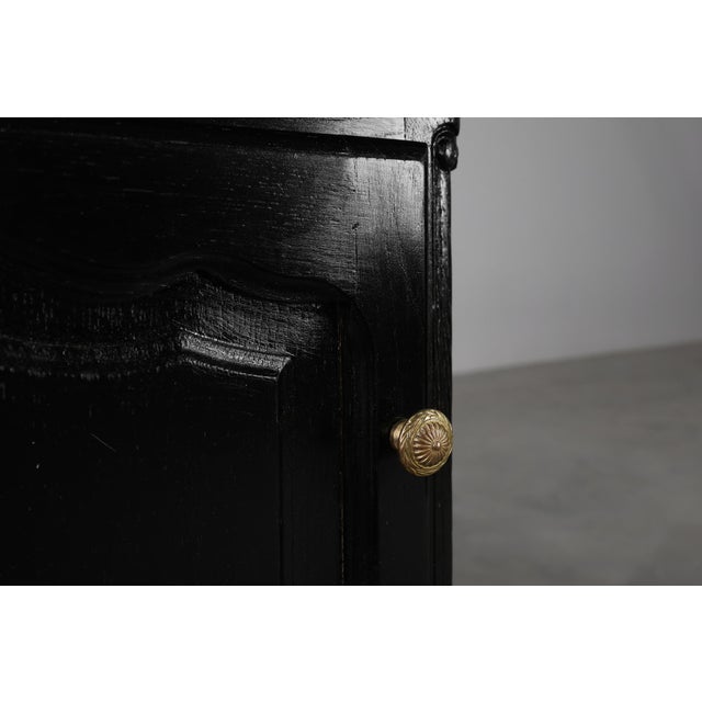 Vintage French Nightstands in Carved Wood, 1950s, Set of 2 For Sale - Image 9 of 13