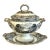 Staffordshire 19th-Century Covered Sauce or Gravy Tureen With Underplate For Sale