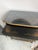 Chinoiserie Chinese Style Black and Gold Chest With Matching Mirror For Sale - Image 3 of 5