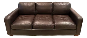 Thomasville Premium Brown Leather Sofa