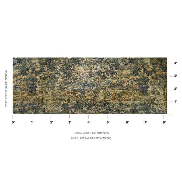 A full-width scenic design from our Schumacher Masterpieces collection, Flemish Tapestry is a magnificent tour de force...