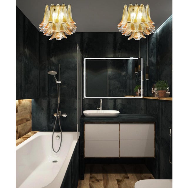 Murano Glass Chandelier, 1990s For Sale - Image 8 of 18