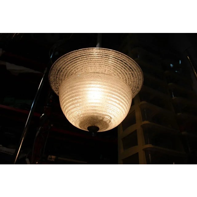 Pulegoso Lantern Ceiling Lamp from Barovier & Toso, 1940s For Sale - Image 10 of 14