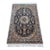 Vintage Persian Nain Area Rug,Handwoven Floral Pattern, Navy & Ivory, 4’ X 6’ For Sale
