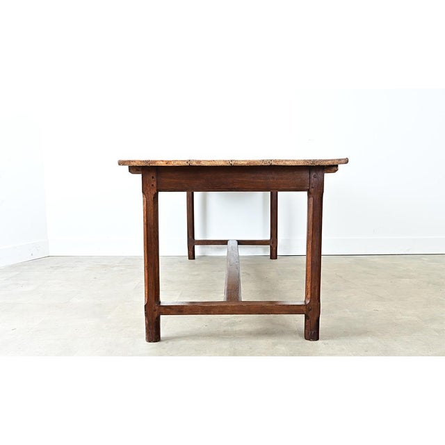 French Provincial French 19th Century Pine and Oak Farm Table For Sale - Image 3 of 14