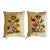 Antque Pair of Artisan Crewel Embroidered Lumbar Pillows With a Dog and Squirrel For Sale