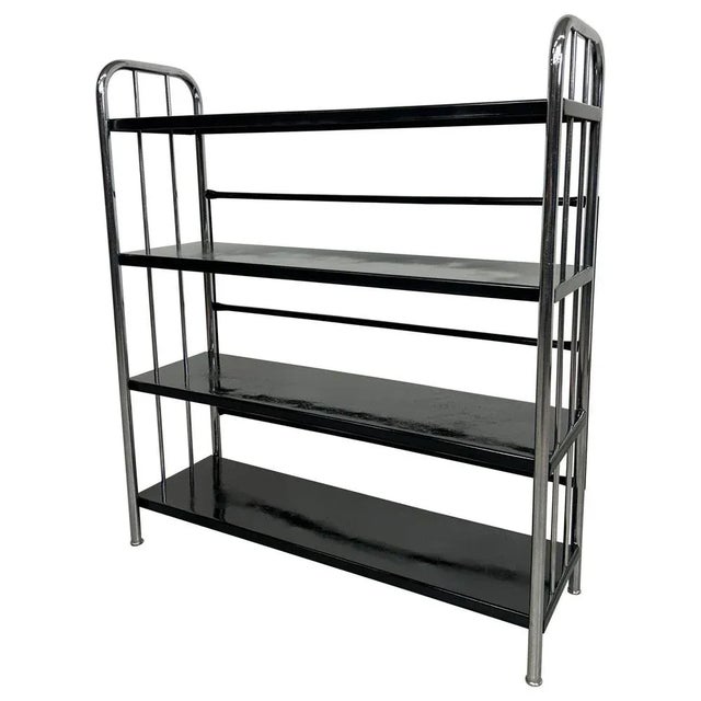 Tubular Steel Bauhaus Shelf, 1930s For Sale - Image 11 of 11