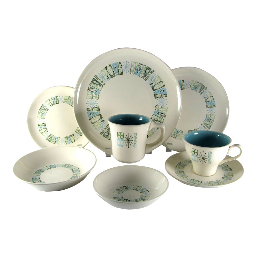 1960s Taylor Smith & Taylor Jamaica Bay Atomic Space Age Sputnik