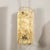 Brass Pair of Mid-Century Mottled Honey Glass Sconces by Carl Fagerlund for Orrefors For Sale - Image 8 of 12