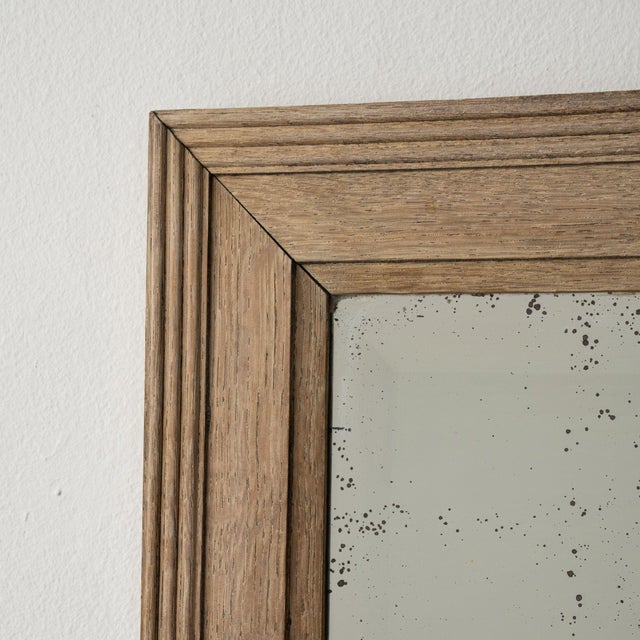 French 19th Century France Red Wood Mirror For Sale - Image 3 of 8