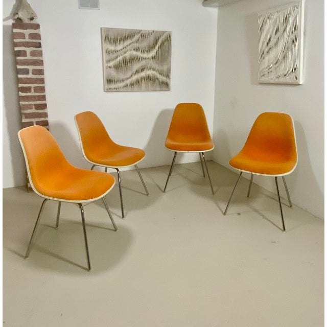1950s Vintage Chairs by Charles and Ray Eames for Herman Miller, 1952, Set of 4 For Sale - Image 5 of 18