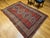 Antique Caucasian Kazak Rug, Handwoven Wool, Geometric Medallion Design, Red & Ivory, 5' x 7' For Sale - Image 4 of 17