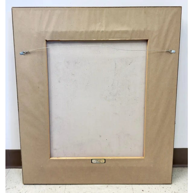 Classical Portrait of a Young Woman Oil on Canvas Painting , Signed & Framed For Sale - Image 11 of 12