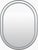 Hena Vanity Mirror Black 30x40 For Sale