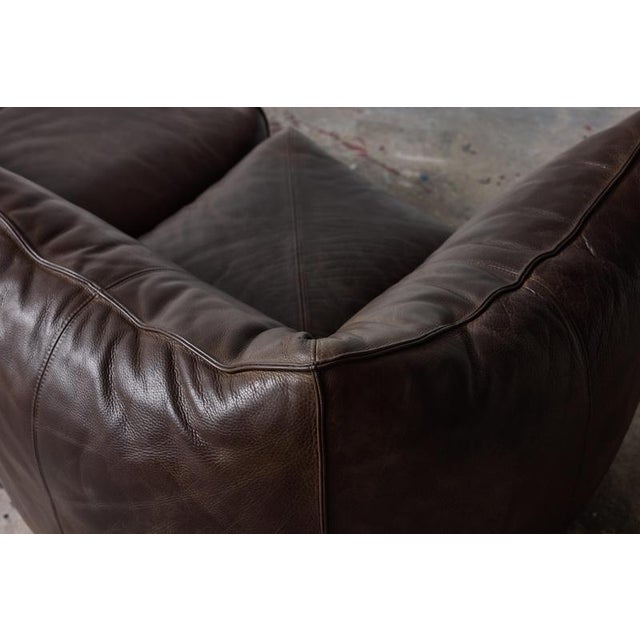 Brown Le Bambole Modular Sofa by Mario Bellini for B&B Italia, 1972, Set of 2 For Sale - Image 8 of 11