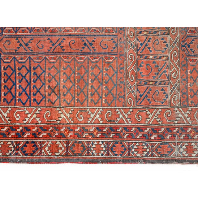 Textile Early 20th Century Ersari Turkish Rug For Sale - Image 7 of 10