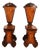 Walnut and Marquetry Step Stools, 1800s, Set of 2 For Sale
