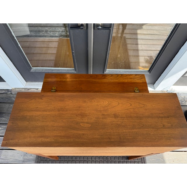 Pennsylvania House Flip Top Vintage Desk For Sale - Image 10 of 14