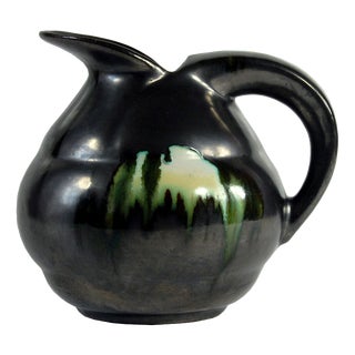 Art Deco Glazed Vase from Faiencerie Thulin, Belgium, 1930s For Sale