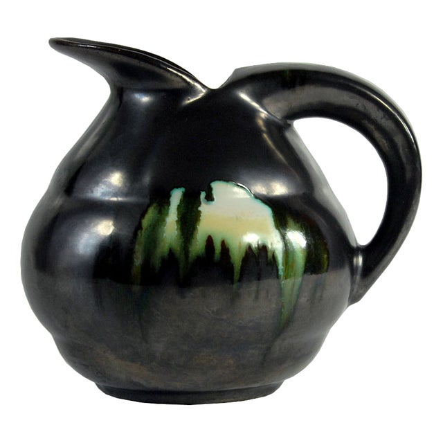 Art Deco Glazed Vase from Faiencerie Thulin, Belgium, 1930s For Sale