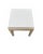 Contemporary White Square Side Table For Sale - Image 3 of 4