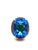 Bochic “Orient” Vintage London Blue Topaz & Orange Sapphire Ring, 18K Gold & Sil For Sale In New York - Image 6 of 16