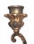 Baroque Pair of Louis XVI Style Mid-Century Italian Hand Carved Candle Wall Sconces. For Sale - Image 3 of 9