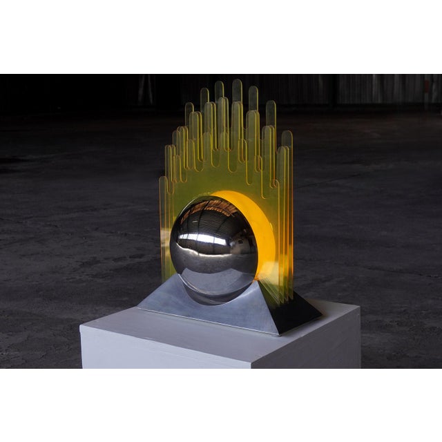 Sfera Table Lamp by Sergio Giobbi and Patrizia Innocenti for Metalmobili, Italy, 1970s For Sale - Image 11 of 11