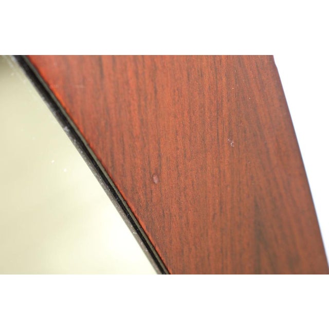 Wood Mirror by Franco Campo and Carlo Graff, 1960s For Sale - Image 7 of 18