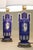 Noritake 1930s Cobalt Noritake Wedgewood Jasperware Style Neoclassic Art Deco Table Lamps - a Pair For Sale - Image 4 of 15