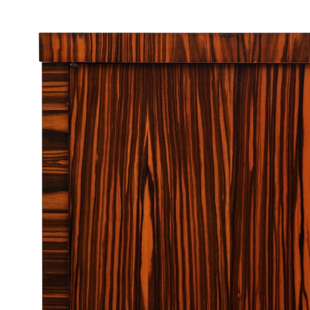 Mid-Century French Ebony of Macassar Buffet For Sale In Austin - Image 6 of 9