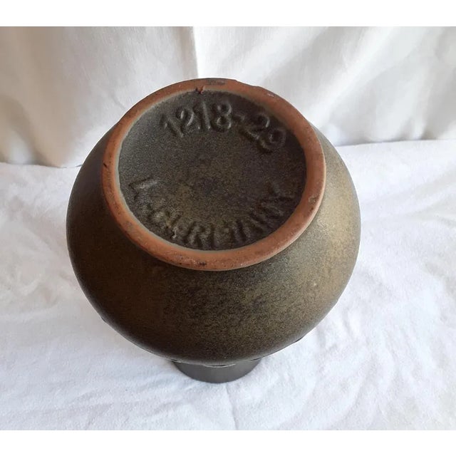 Vintage German Ceramic Vase from Carstens, 1960s For Sale - Image 4 of 5