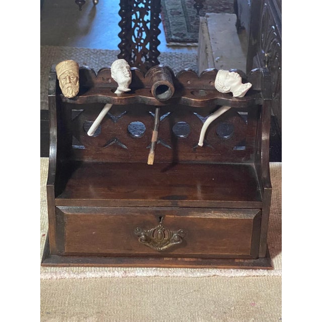 Late 19th Century English Pipe Cabinet With 4 Pipes For Sale - Image 13 of 13